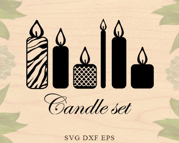 Candle Svg Candlemas Day Svg Christian Svg Advent Svg Eps Dxf Etsy