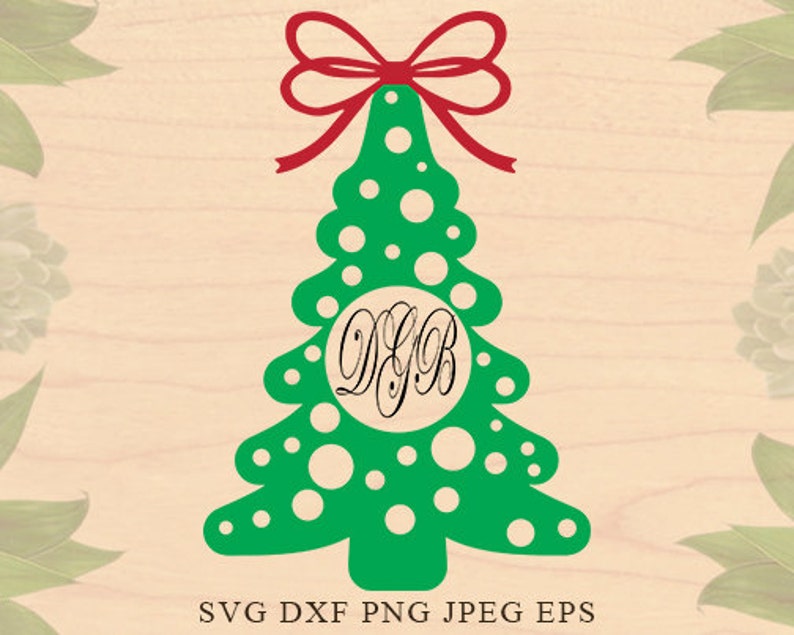 Download Christmas Monogram Svg Snowy Christmas Tree Svg Christmas Monograms Svg Eps Dxf Cricut Downloads Cricut Files Silhouette Files Silhouette Clip Art Art Collectibles Deshpandefoundationindia Org