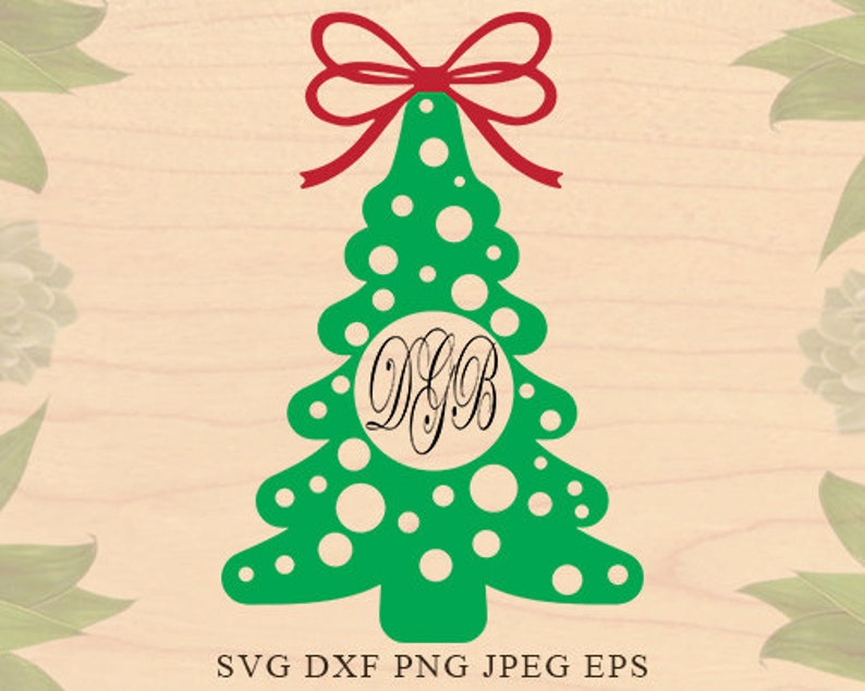 Download Christmas Monogram Svg Snowy Christmas Tree Svg Christmas Monograms Svg Eps Dxf Cricut Downloads Cricut Files Silhouette Files Silhouette Clip Art Art Collectibles Deshpandefoundationindia Org