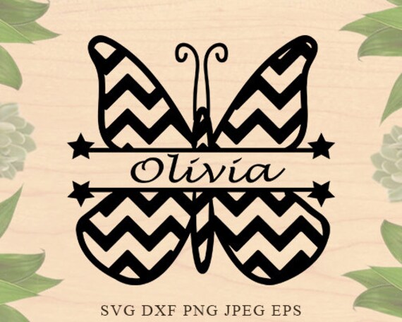 Download Butterfly SVG Split monogram svg Baby girl svg Baby boy ...