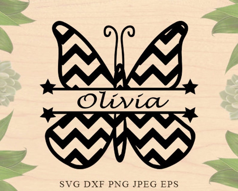 Download Butterfly Svg Split Monogram Svg Baby Girl Svg Baby Boy Svg Cut File Chevron Svg Clip Art Files For Silhouette Studio Cricut Design Space Clip Art Art Collectibles