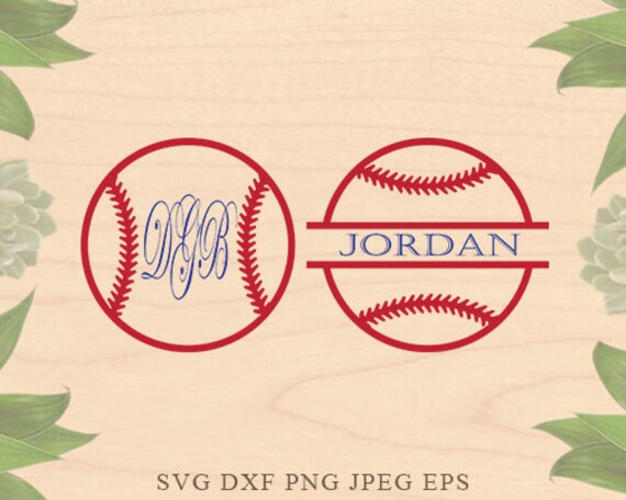 Download Baseball Svg Baseball Monogram Svg Sports Svg Boy Svg Girl Cut Etsy