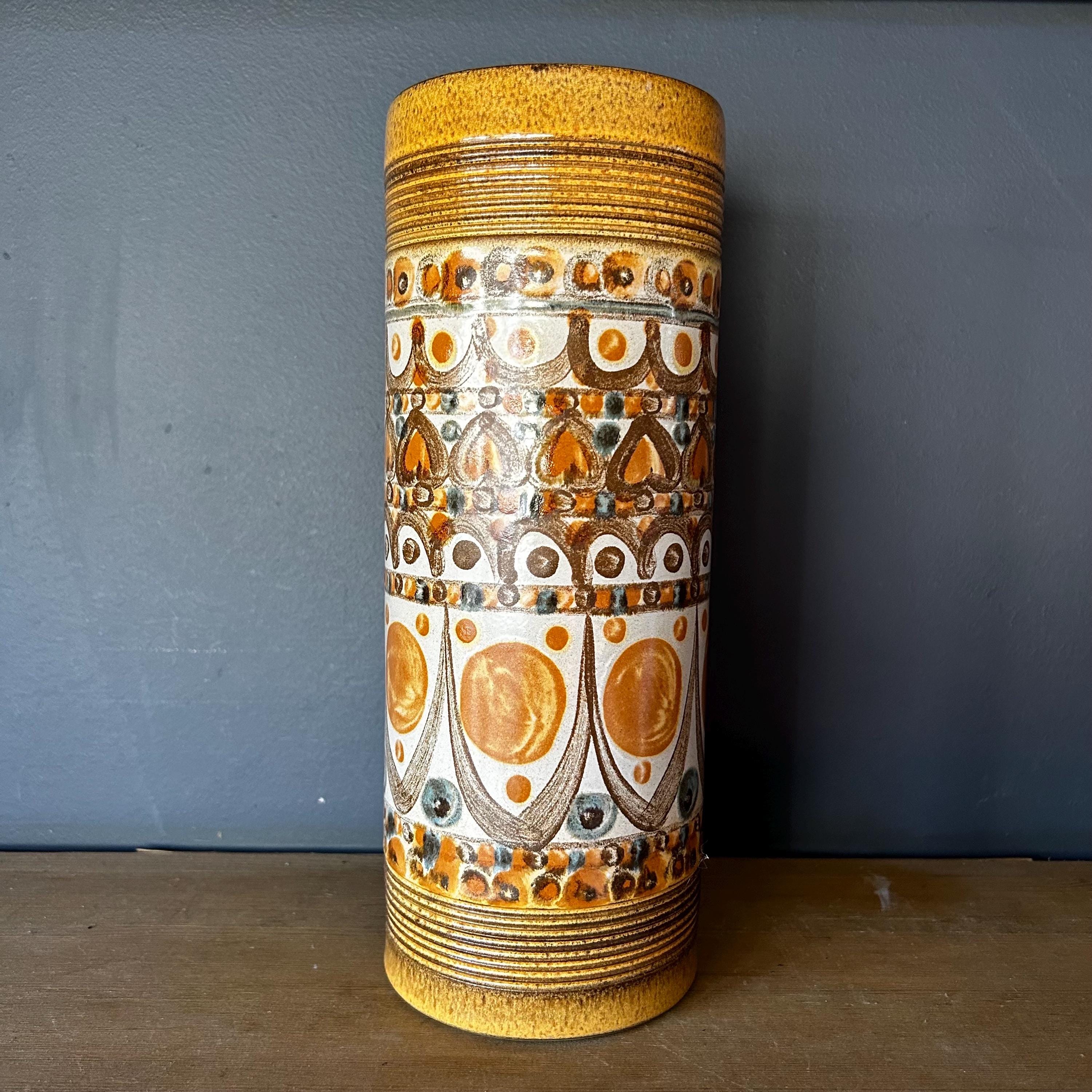 Denby Pottery Minaret Vase David Yorath Studio Pottery