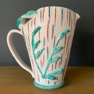 Mid Century Italian Pottery Pitcher