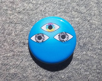 Third Eye Rainbow - Button - Magnet - Bottle Opener
