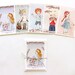 Postcards Set, Illustrated postcard, Cute postcards, for Greetings, Kids postcards, art postcard, card making, greeting card set