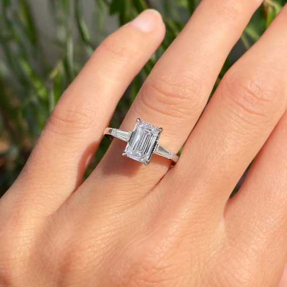 14k White Gold Lab Grown Diamond VS DEF 1 1/2 CTW 3-Stone Engagement Ring 14k White Gold Lab Grown Diamond VS DEF 1 1/2 CTW 3-Stone Engagement Ring