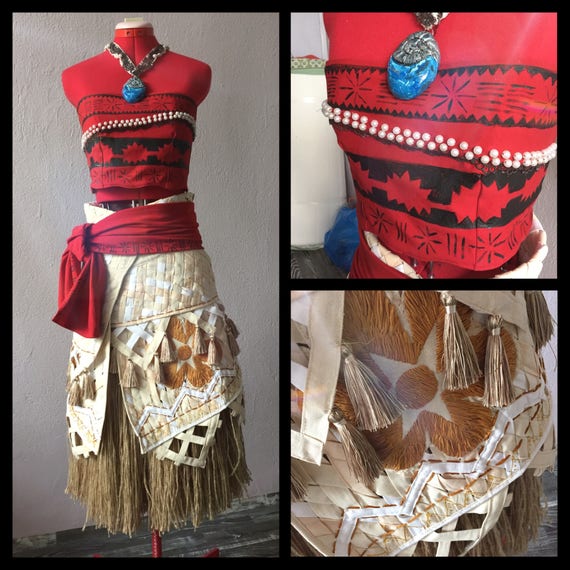 Moana Cosplay Costume Disney Princess Cartoon Etsy Moana Cosplay Costume Disney Princess Cartoon Etsy