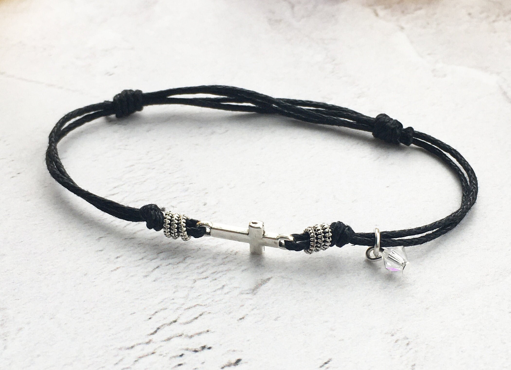 Christian Cross Bracelet for Women, Dainty Cross Bracelet for Her, Bracelets for women, Christian Gift, Christian Keepsake, Symbol of Faith