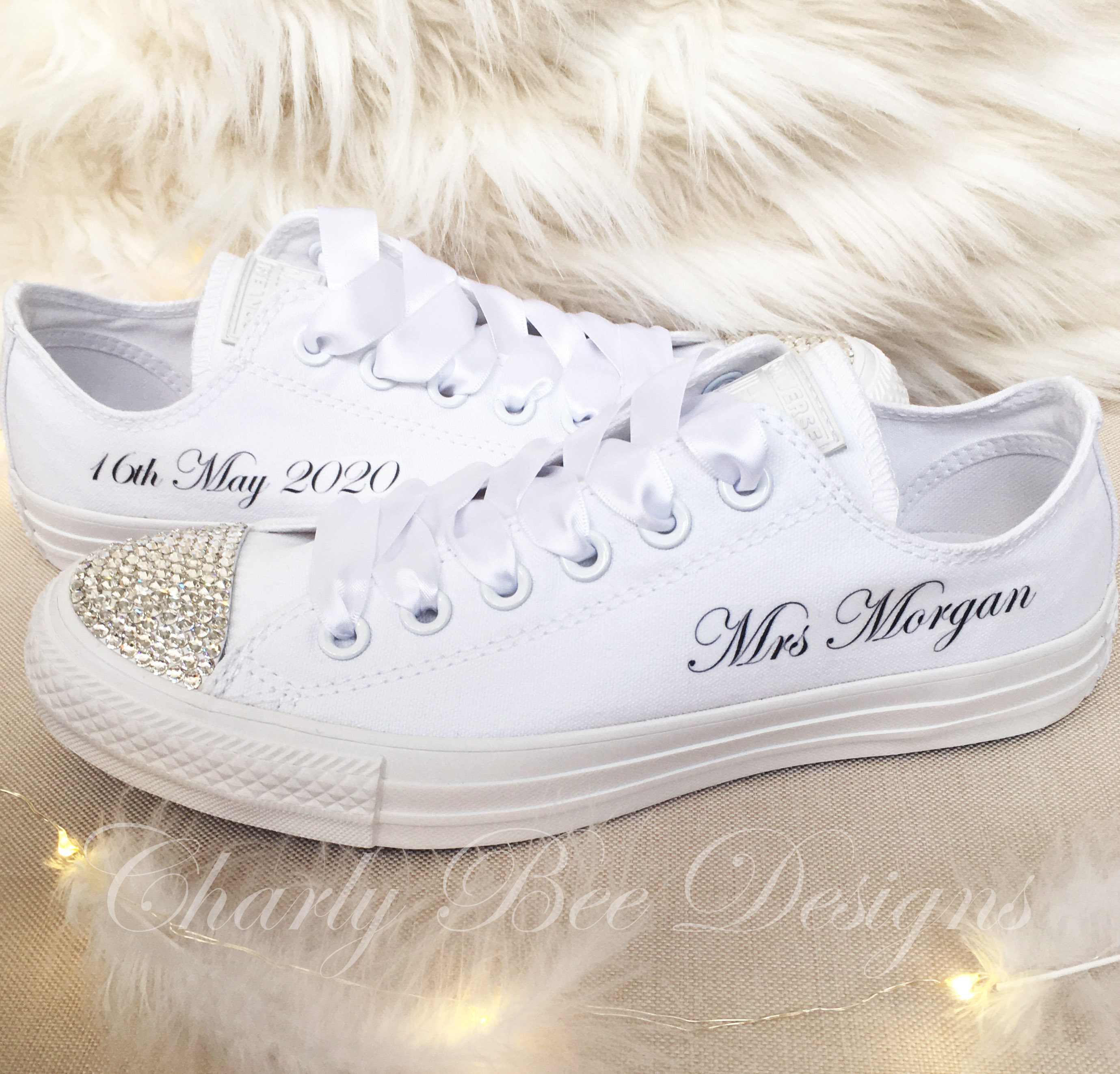 personalised wedding converse