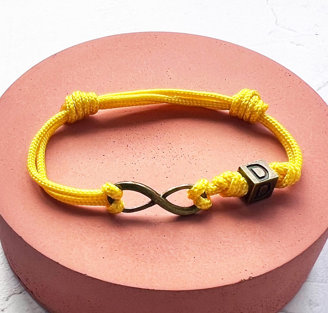 Bronze Infinity Charm Bracelet for Kids, Infinity Unisex Bracelet ...
