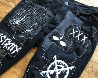 Punk Pants - Etsy