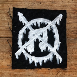 Anti Music DIY Punk Grindcore Patch