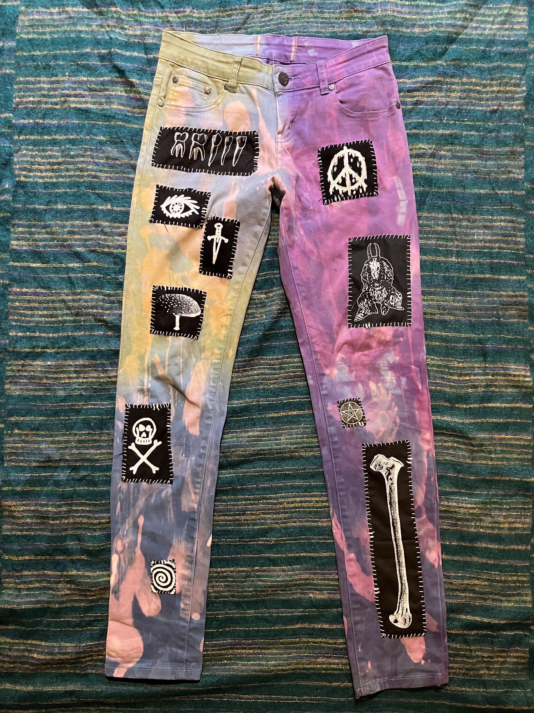 Crust punk pants - Etsy 日本