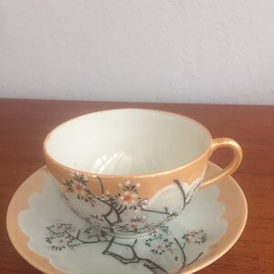 Vintage Japanese porcelain Teacup
