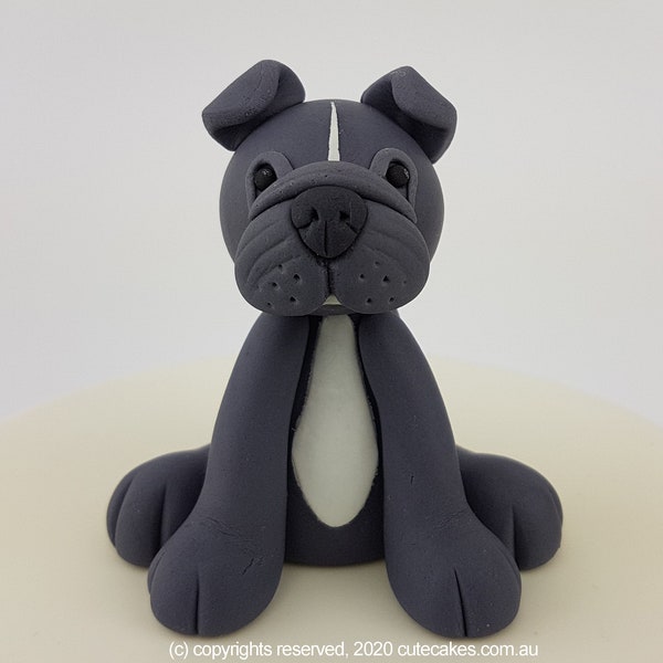 Bulldog Cake Topper Etsy