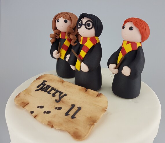 Harry Potter Cake Topper 3d Sugar Craft Decorations Hermione Etsy