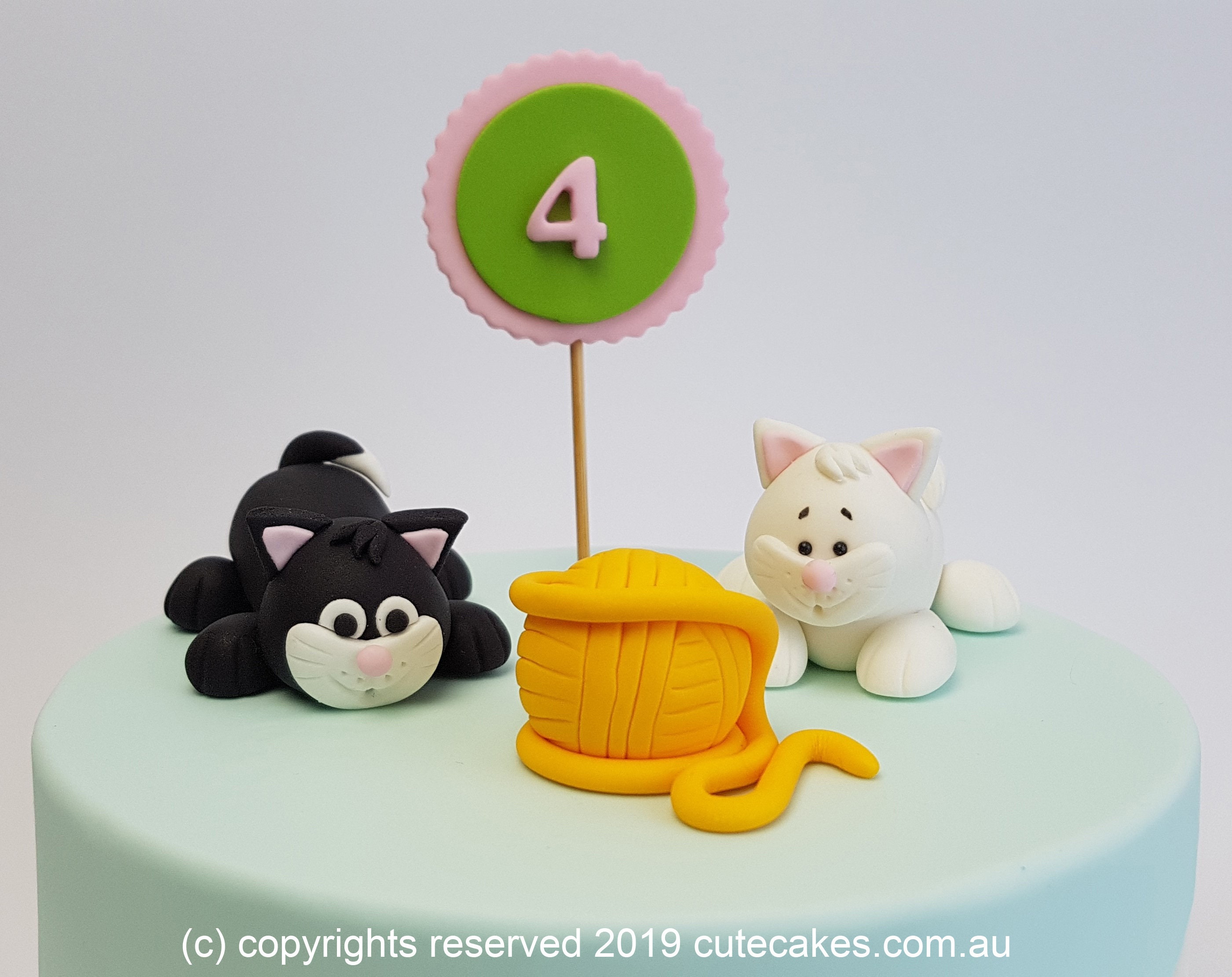 Cat Cake Topper Black and White Cats Kitty Kitten Ball of Yarn - Etsy Cat Cake Topper Black and White Cats Kitty Kitten Ball of Yarn - Etsy