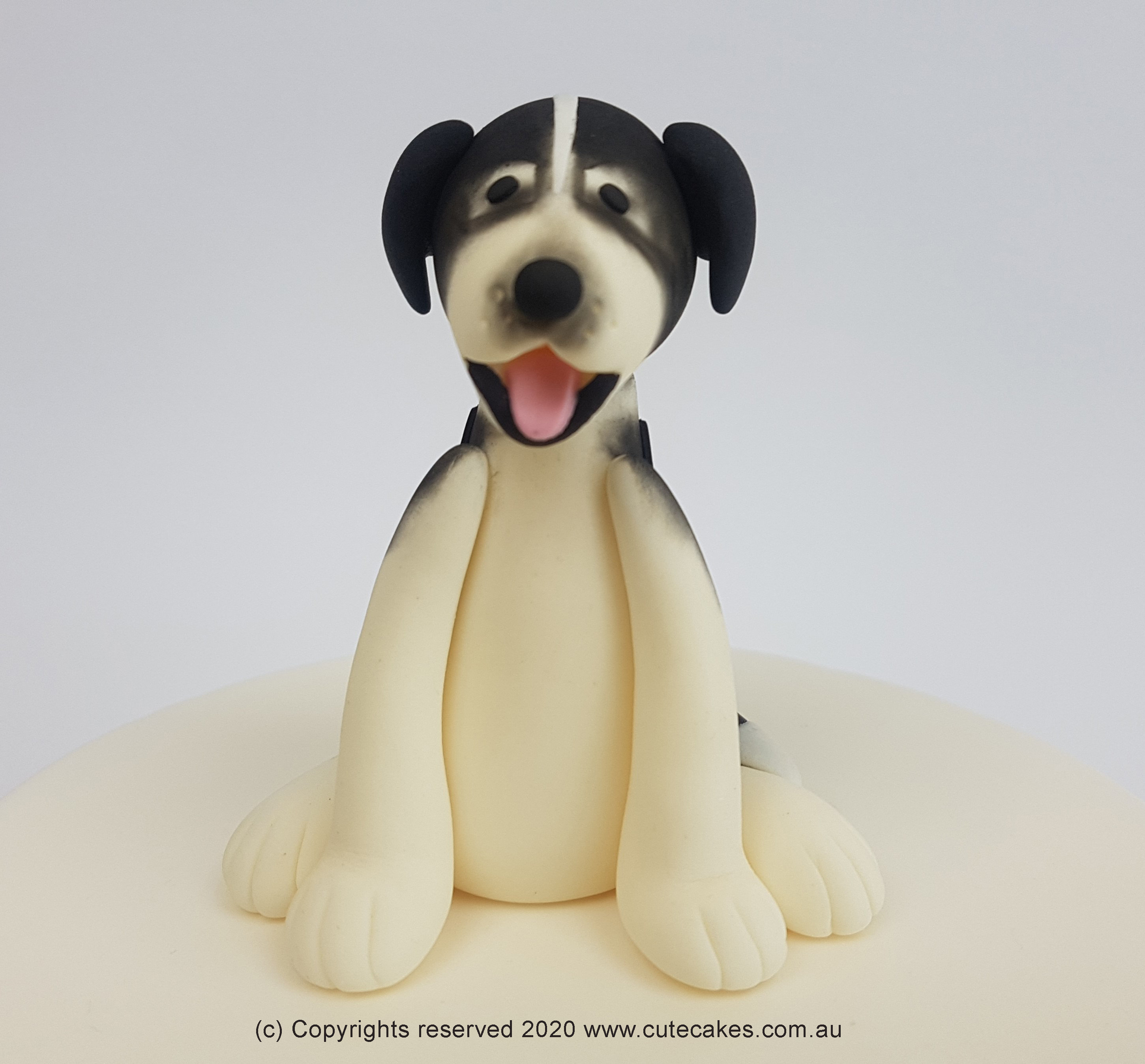 Border Collie Puppy Birthday Cake Topper Landseer Great Dane Dog Party Paw Party Figurine Fondant Decorations Etsy