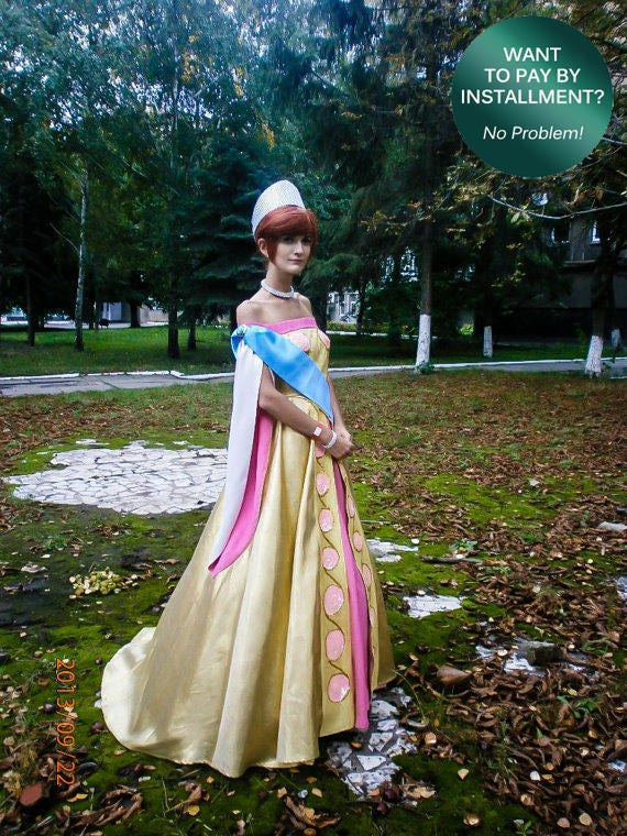 desconocido Pionero mantequilla Anastasia Cosplay Golden Final vestido de Halloween Disfraz de - Etsy España