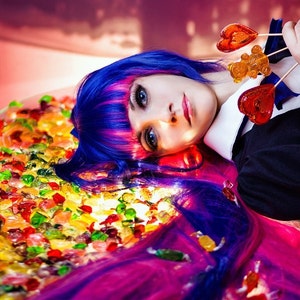 Panty & Stocking with Garterbelt Stocking Cosplay Halloween costume Adult handmade cosplay costume Custom Order