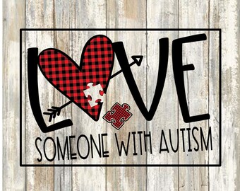 Download Autism love | Etsy