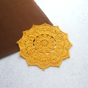 Digital Pattern for crochet doily, Pattern with photo tutorial for crochet doily , PDF digital Download
