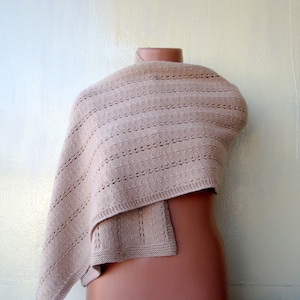 Beginner knitting, Wheat shawl knitting pattern , easy shawl pattern,  instant download pdf