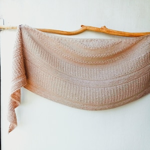 Shawl Mother of Pearl  Knitting Pattern , Instant Download Pdf , easy shawl pattern, beginner knitting pattern