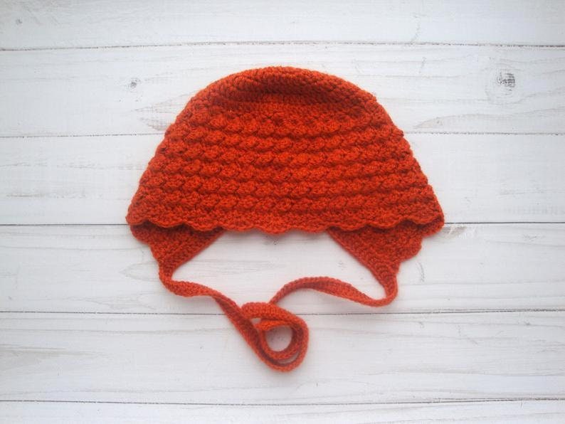 Crochet Bonnet Pattern Crochet Bonnet Pattern Bonnnet Etsy