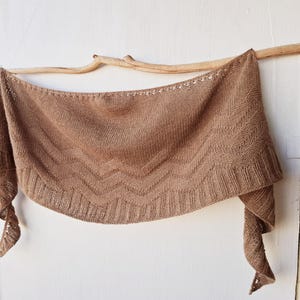 GRAPHIC  Shawl Knitting Pattern,  Instant Download Pdf ,  Diy Tutorial