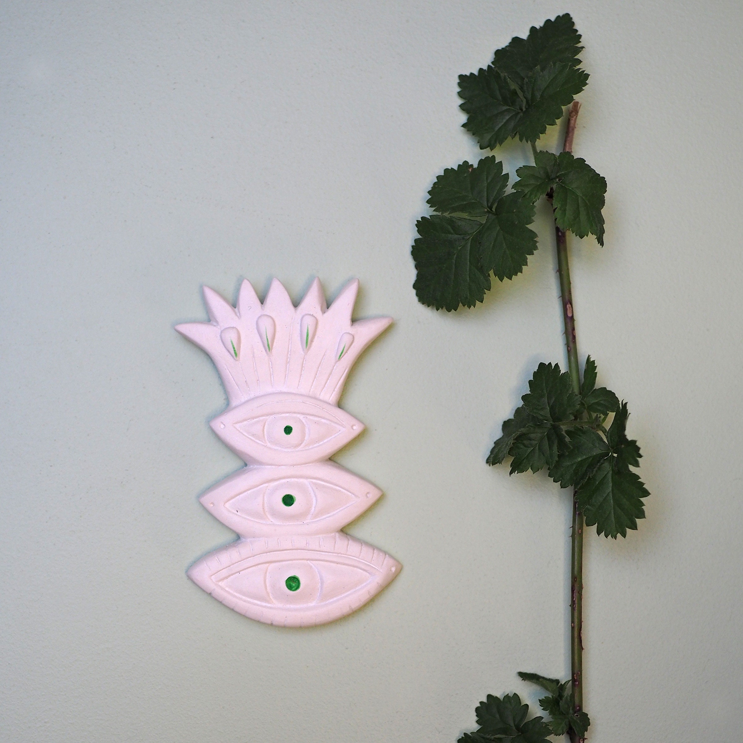 Ex-Voto en Plâtre Pour Décoration d'intérieur Forme 3 Yeux