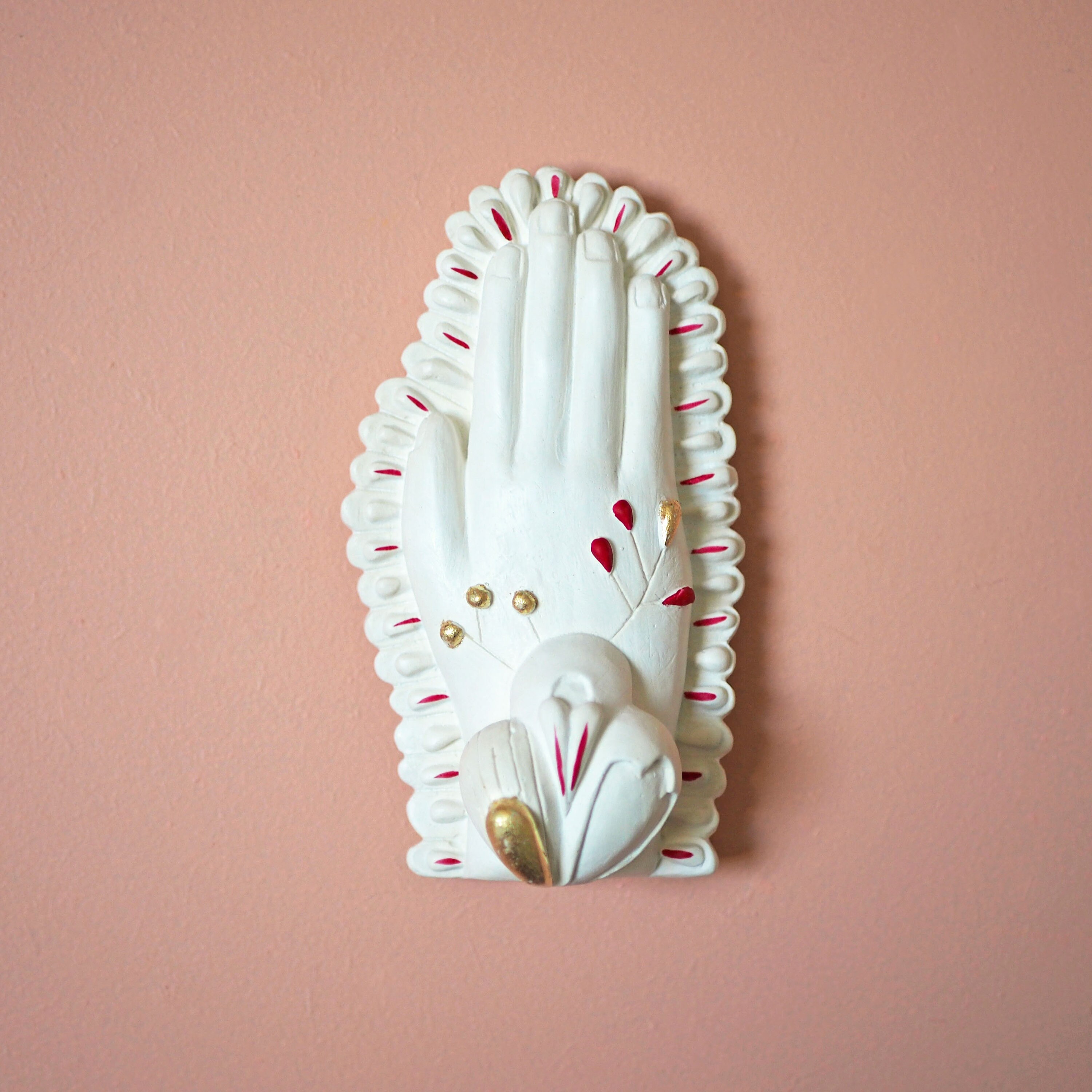 Ex-Voto en Plâtre Pour Décoration d'intérieur Forme Main