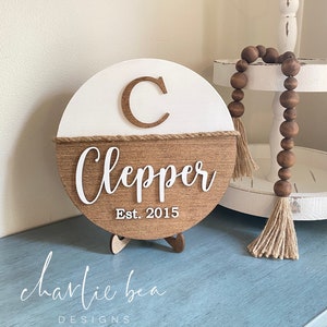 Rustic 3D Last Name Sign: Personalized Shiplap Family Name Decor