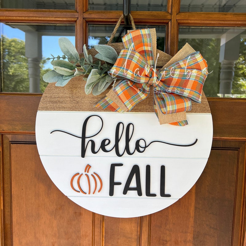 Fall Door Hanger - Etsy