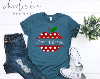 apple teacher shirt