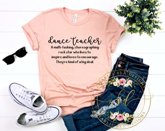 funny dance teacher shirts