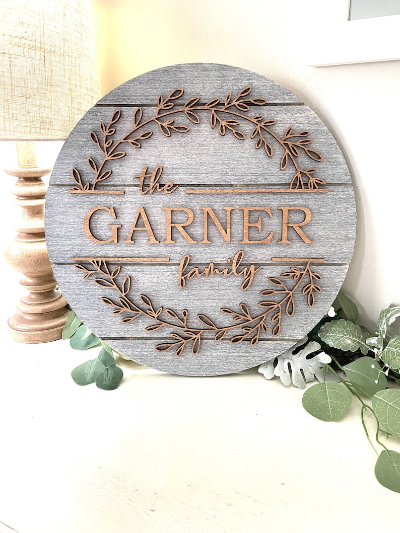 Rustic Last Name Sign, Shiplap Wall Decor, House Warming Gift, Family Name Sign, Farmhouse Style Sign, Personalized Gift For Her