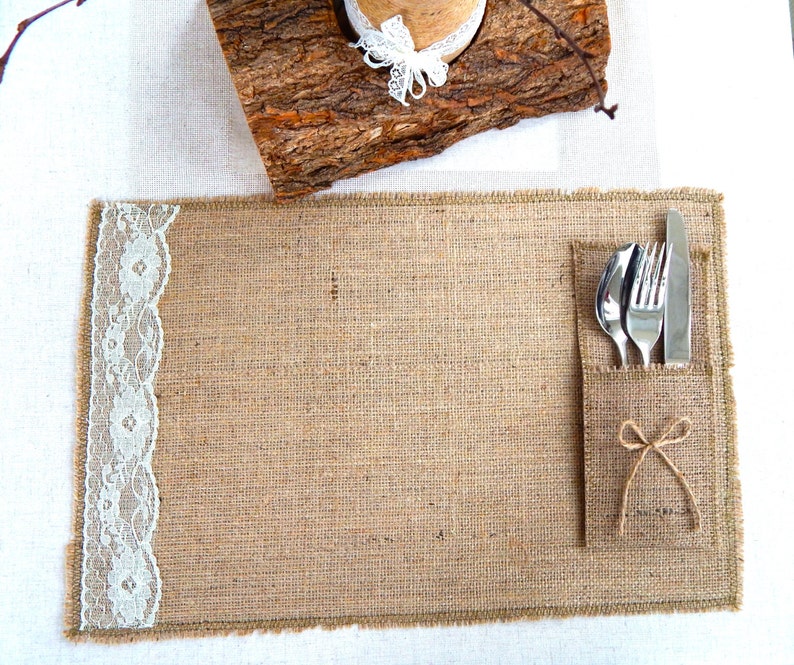 Burlap Placemats Burlap Place Mats Holiday Burlap Place Mat Etsy
