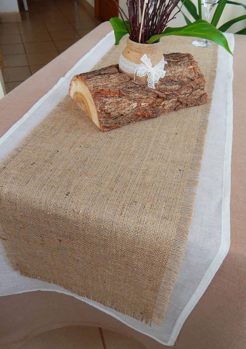 Burlap Table Runner Burlap Wedding Runners Farmhouse Runner Etsy