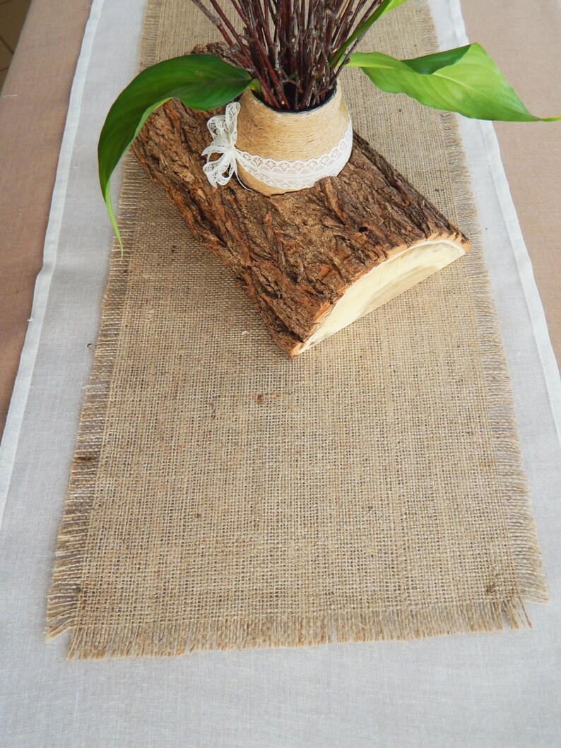 Burlap Table Runner Burlap Wedding Runners Farmhouse Runner Etsy