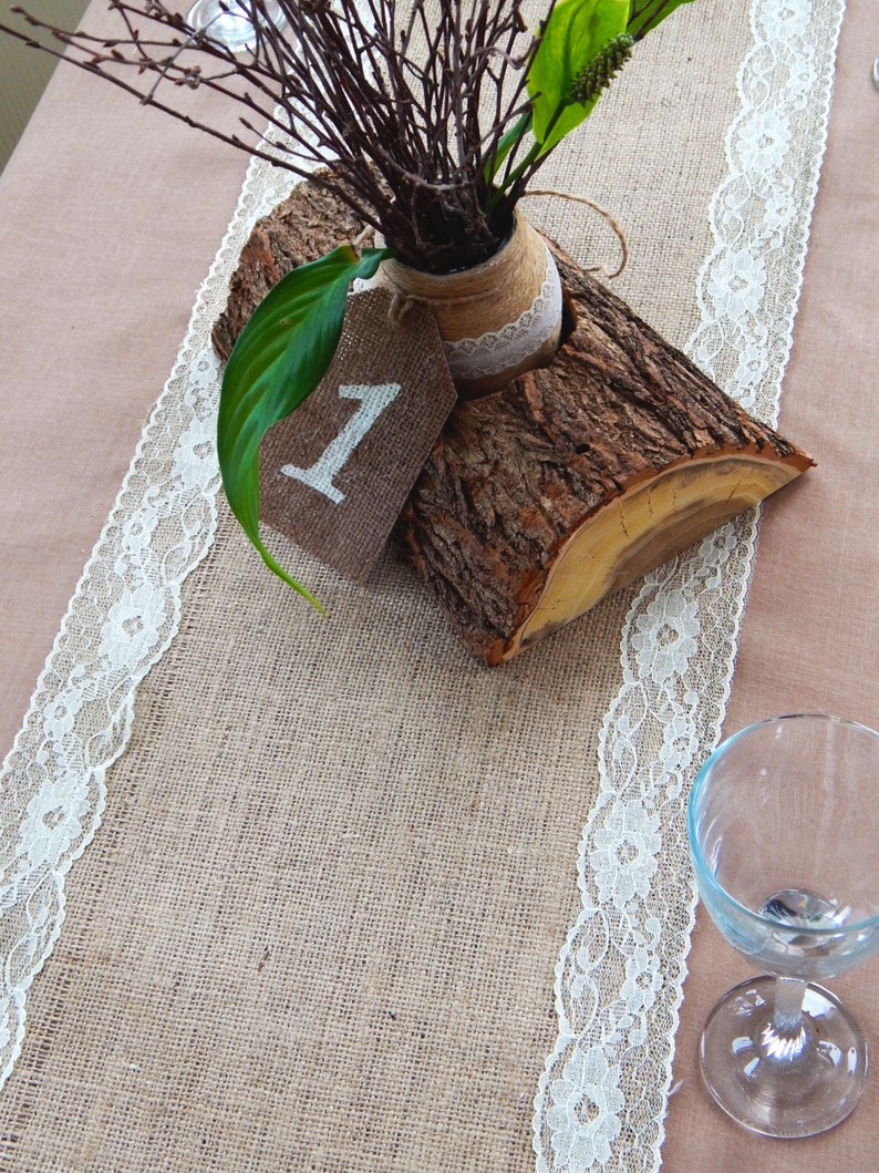 Burlap Table Runner Burlap Wedding Runners Farmhouse Runner Etsy