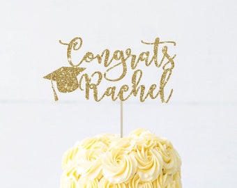 Congrats cake topper graduation cake topper graduation party decoration personalized graduation cake topper class of 2025 decor