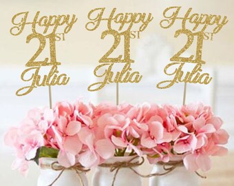 21st birthday centerpieces 21 centerpieces 21st birthday party 21st birthday decor gold 21st birthday party decorations 21st party decor