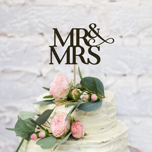 Mr and mrs cake topper wedding cake topper gold cake topper bridal shower decoration wedding decoration mr and mrs topper wedding reception