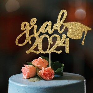 Graduation cake topper grad 2025 cake topper class of 2025 topper grad party decor graduation party decoration grad decoration congrats grad