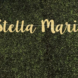 Custom name banner personalized name banner custom name sign name birthday banner baby shower name banner bassinet name banner nursery decor