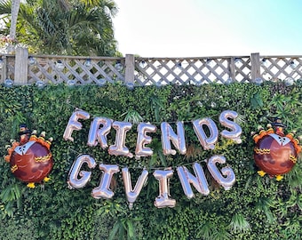 Friendsgiving party decorations friendsgiving balloon garland turkey balloon friendsgiving lunch friendsgiving dinner party decor