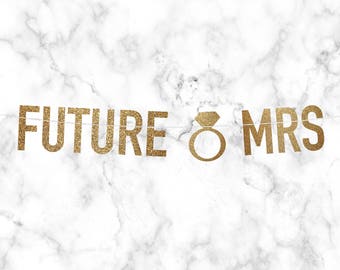 Future mrs banner bachelorette party banner future mrs sign bachelorette decorations bridal shower decorations bridal shower banner