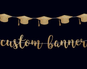 graduation banner etsy
